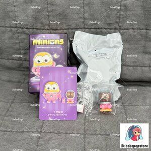 Minions Bedtime Stories by Bob and Tim Series Figures Pop Mart, Galaxy Adventure